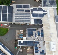 2019: Photovoltaik-Anlage auf den Dächern der MKV GmbH