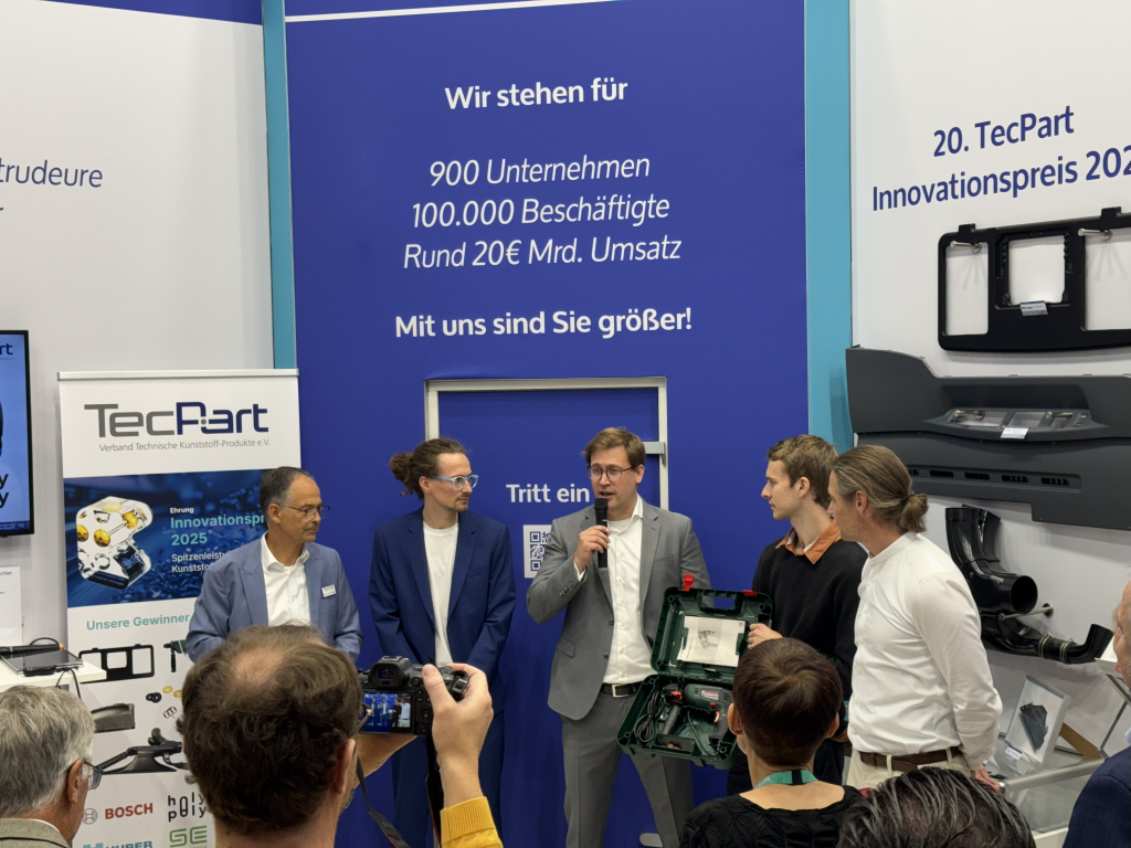 TecPart award acceptance speech