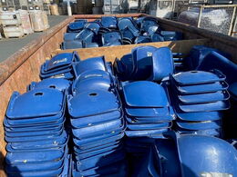 Stadium-seats-blue-container