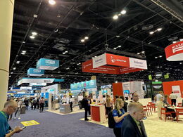 Inside the trade show halls